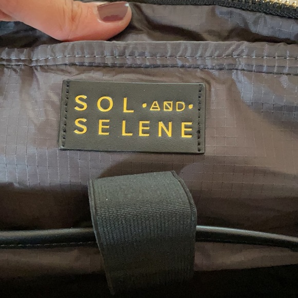 Sol and Selene Streetside Satchel in Black Nylon - Picture 5 of 7